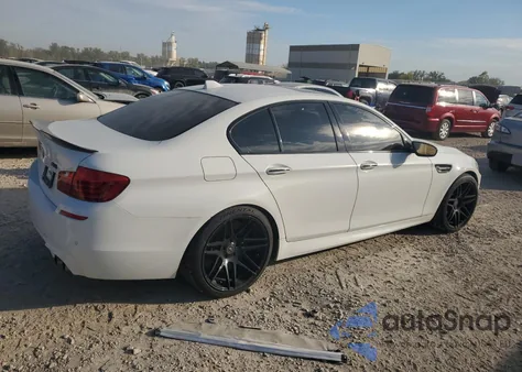 2014 BMW M5 from USA, damaged, VIN WBSFV9C59ED593244